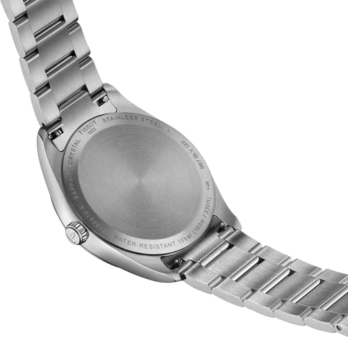 Tissot PR 100 40mm, Swiss Quartz Watch for Men, Stainless Steal Case, Blue Dial, T1504101104100