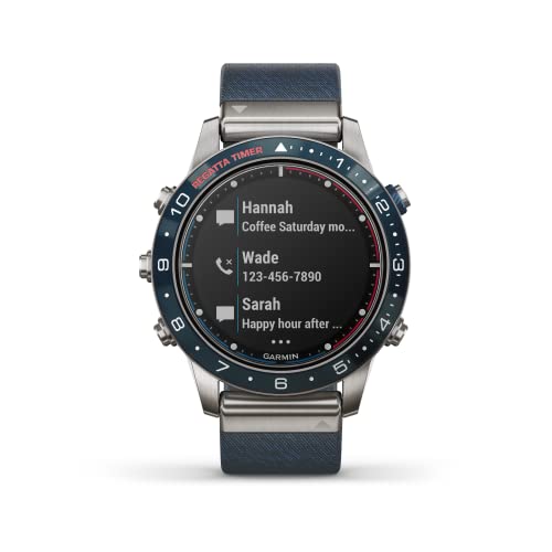 Garmin MARQ Captain, Men's Luxury Tool Watch with Advanced Nautical Features, Track Wind Speed, Direction, Temperature and Tide Information