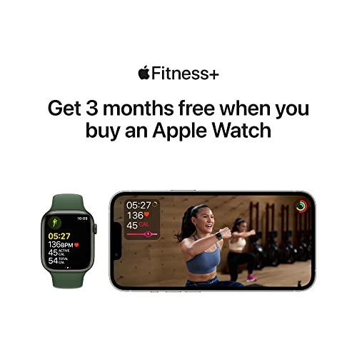 Apple Watch Series 7 (GPS + Cellular, 45MM) Graphite Stainless Steel Case with Midnight Sport Band (Renewed)