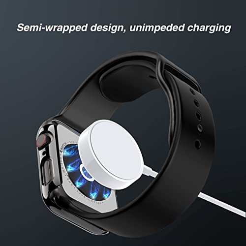 Ailun for Apple Watch Series 9 & 8 & 7 Screen Protector Case [45mm], Ultra-Thin Hard PC Case Built in Tempered Glass for iWatch, Shockproof Cover with Button [2 Pack][Black]