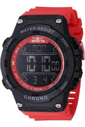 Invicta Invicta Racing Men 52mm Plastic Black Black dial Electronic Digital