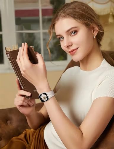 Magnetic Silicone Sport Bands Compatible with Apple Watch Band 40mm 38mm 41mm 42mm 44mm 45mm 46mm 49mm for Women Men, Soft Strap Loop Wristband for iWatch bands Series 11 10 9 8 7 6 5 4 3 2 1 SE Ultra