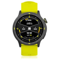 Invicta I-Tech-002 Digital Smartwatch, 1.43″ Display, Silicone Strap, Swim Tracking, 100+ Sports Modes, Bluetooth, Yellow Band, Black Case, Unisex
