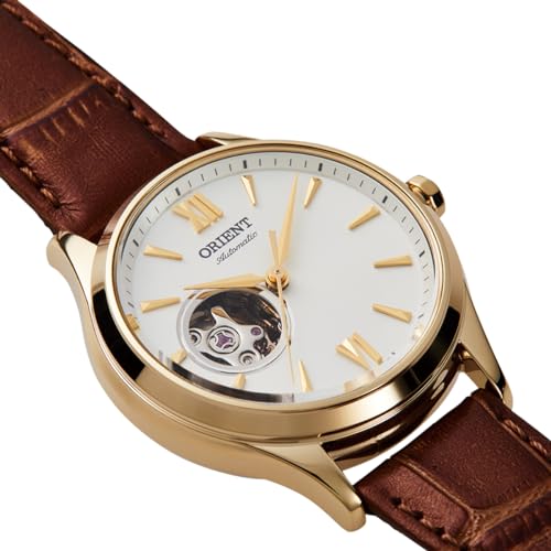Orient RN-AG0728S Women's Automatic Watch, Mechanical, Automatic, Open Heart, Dial color - white, Classic Ladies Watch