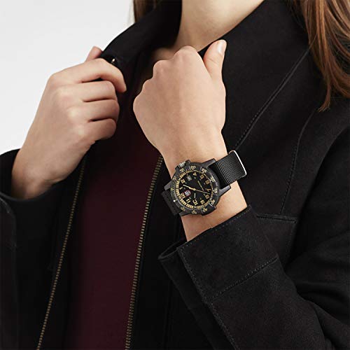Luminox – Leatherback SEA Turtle Giant Men’s Watch 44 mm, 0320/0330 Series, Military Watch, Swiss Quartz Watch, 100 m Water Resistant, Self-Illuminating, Black, 44 mm, Ribbon