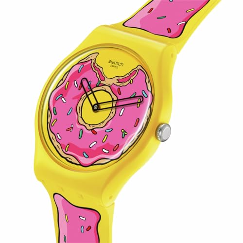 Swatch New Gent Biosourced Unisex Watch Casual Plastic Yellow Quartz Waterproof Seconds of Sweetness