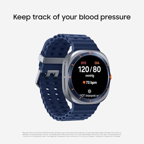 Samsung Galaxy Watch Ultra (2025), Titanium Blue, 47mm, LTE Smartwatch