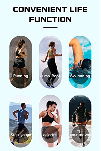 Step Counter Fitness Tracker Watches for Men, Men's Digital Sports Orange Watch IP68 Waterproof with Pedometer Calorie Dual Time Countdown Stopwatch, Tactical Military Outdoor Survival Hiking