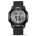 HANPOSH Mens Digital Watch Ultra Thin Minimalist Sports Waterproof Outdoor LED Screen Large Face Wrist Watches for Men with Back Light Alarm Date Stopwatch