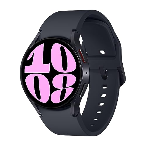 SAMSUNG Galaxy Watch 6 44mm Bluetooth Smartwatch w/ Fitness Tracker, Personalized HR Zones, Advanced Sleep Coaching, Heart Monitor, BIA Sensor, Biggest Screen, US Version, Graphite (Renewed)