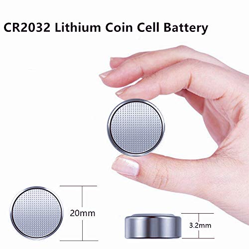 Nightkonic 50 pcs Pack - CR2032 3v Lithium Button Cell Coin 2032 Battery