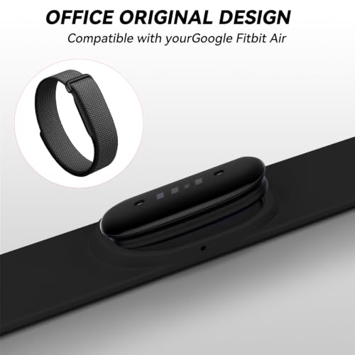 Soft Silicone Sport Band for Fitbit Air, Adjustable Strap Replacement