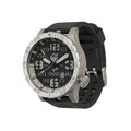 HAZARD 4 Heavy Water Diver(TM) BlackTie White GMT: Titanium Tritium Dive-Watch - "B"