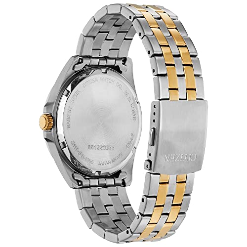 Citizen Quartz Mens Watch, Stainless Steel, Classic, Two-Tone (Model: BI5054-53L)