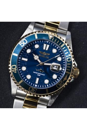 Invicta Mens Pro Diver Quartz Watch, Two Tone, 30021