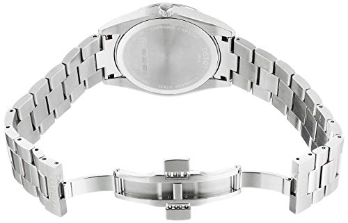 Tissot mens Gentleman Stainless Steel Dress Watch Grey T1274101104100
