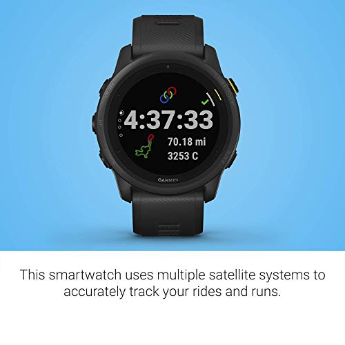 Garmin Forerunner 745, GPS Running Watch, Detailed Training Stats and On-Device Workouts, Essential Smartwatch Functions, Black (010-02445-00) (Renewed)