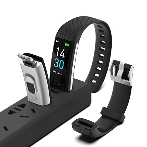 Fitness Tracker with Step/Distance/Calories Counter, Activity Tracker with Heart Rate Monitor, Slim Style Watch IP68 Waterproof, Sleep Monitor Tracker, Pedometer Watch for Women Men