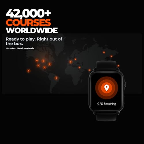 NAVO W1 Golf GPS Watch – Front, Middle & Back Distances, Hazard Tracking, No Subscription