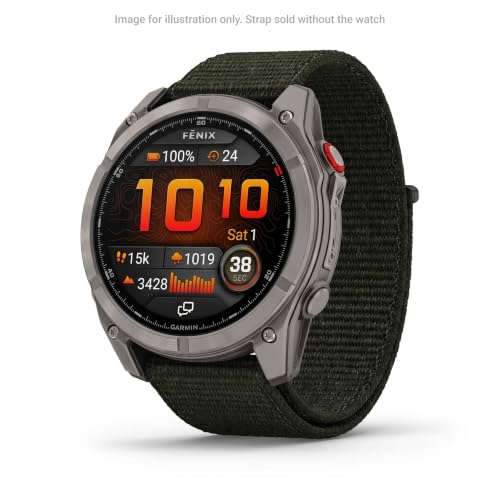 Garmin UltraFit Nylon Strap (26 mm) - Moss