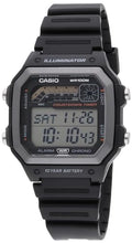 Casio WS-1600H Series | Digital Watch | Black | 90s Sport Design | Event Timer | 9 Preset Timers | World Time | 10-Year Battery | 100M Water Resistant | LED