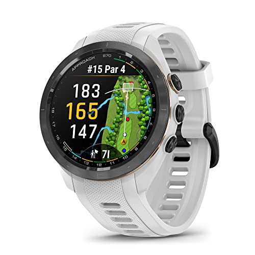 Garmin Approach S70, Premium GPS Golf Watch, (Renewed)