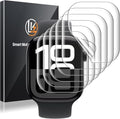 LK 6 Pack for Apple Watch Series 11 Screen Protector 46mm Series 10 [Flexible TPU Not Glass] Self-Healing, Max Coverage, Bubble Free, HD Clear Screen Protector for iWatch S11/S10 46mm, Anti-Scratch
