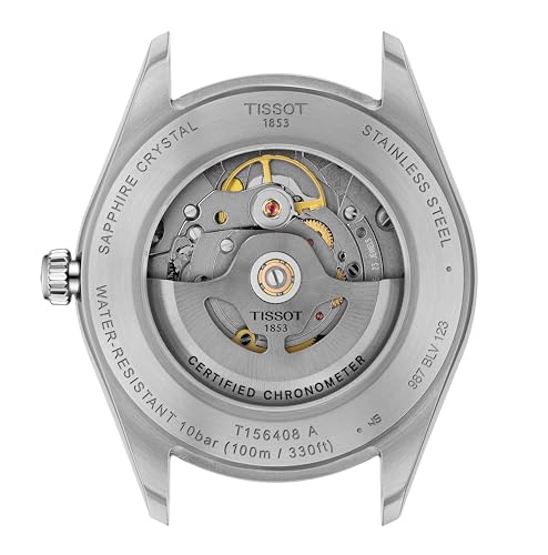 Tissot Ballade Powermatic 80 COSC 39mm, Swiss Automatic Watch for Men, Stainless Steel Case, Blue Dial, T1564081104300