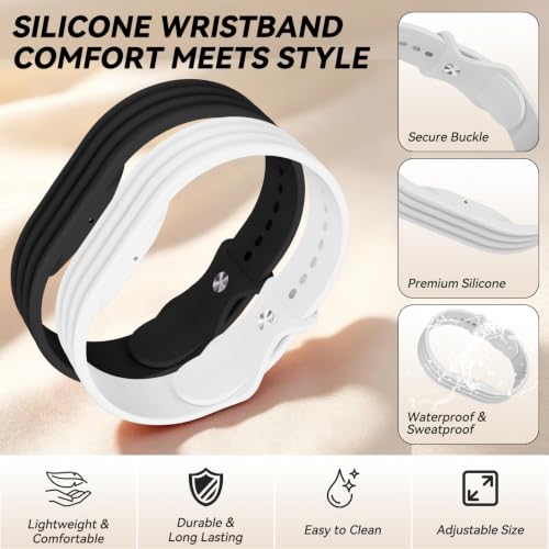 Soft Silicone Sport Band for Fitbit Air, Adjustable Replacement Strap
