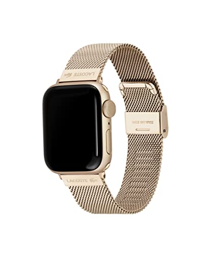 Lacoste Apple Watch Ionic Plated Carnation Gold Strap