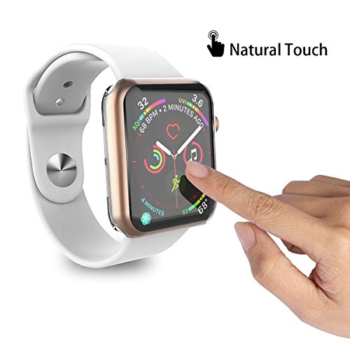 [2-Pack] JULK 40mm Case for Apple Watch New SE 3 (2025) / Series 6 / Series 5 / Series SE/Series 4 Screen Protector, Overall Protective Soft Case TPU HD Ultra-Thin Cover for iWatch, 2 Transparent