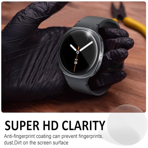 SPGUARD 4 Pack for Samsung Galaxy Watch 8 Screen Protector 40mm Tempered Glass Clear Film Anti Scratch Bubble Free Compatible with Galaxy Watch8 40mm(NOT for Others Models)