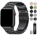 EPULY Metal Band Compatible with Apple Watch Bands for Men 49mm 46mm 45mm 44mm 42mm 41mm 40mm 38mm, Business Stainless Steel Strap for iWatch Bands Series 11 10 9 8 7 6 5 4 3 2 1, SE3 2 1, Ultra3 2 1