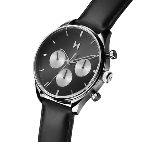 MVMT Men’s Airhawk - Pilot Watch - Military Analog Wristwatch - Aviator - Minimalist Water-Resistant 5 ATM/50 Meters Timepiece - Interchangeable Watch Bands - 42mm