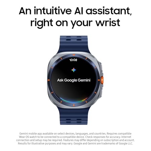 Samsung Galaxy Watch Ultra (2025), Titanium Blue, 47mm, LTE Smartwatch