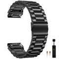 GEAK Quickfit Compatible with Garmin Fenix 6 Watch Band, 22mm Watch Band Adjustable Sport Strap for Fenix 8 47mm Band, Stainless Steel Metal Material Replacement Wristbands for Fenix 5/6 / 7 Watch
