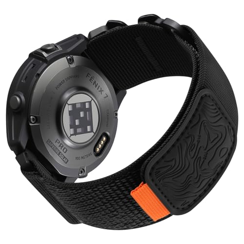Bandletic Compatible with Garmin Instinct Watch Band - 22mm Quick Fit Rugged Nylon Strap for Fenix 8 E 47mm/7 6 Pro/5 Plus/Instinct 2 3 E 45mm /Forerunner 965/955/945 /Approach S70/S62/S60/Epix Pro