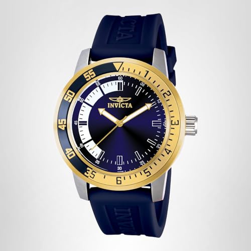 Invicta Men's 12847 Specialty Blue Dial Blue Polyurethane Watch