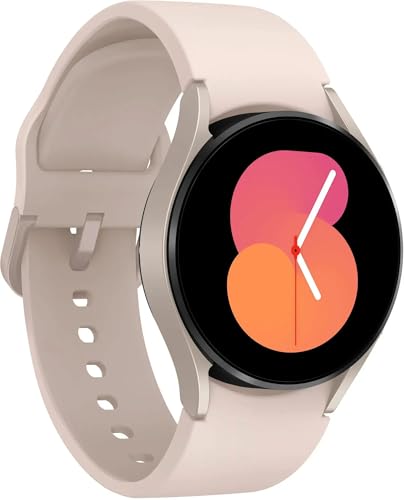 Samsung Galaxy Watch 5 (40mm, WiFi + 4G LTE) 1.2" Super AMOLED Smartwatch GPS Bluetooth w/ Advanced Sleep Coaching, Bioactive Sensor, Water Resistant R905U (Generic Charger, Pink Gold) (Renewed)