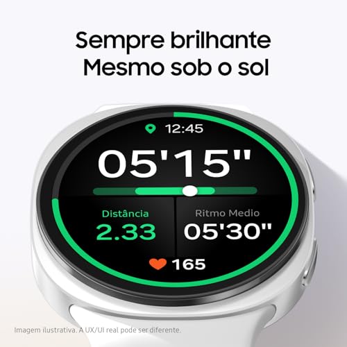 Samsung Galaxy Watch 8 | 44mm | AI Smartwatch w/ 1.47" AMOLED, Wear OS 6, Wi-Fi, Bluetooth, Heart Rate, GPS Fitness Tracker | IP68, MIL-STD-810H | International Model L330 | w/Fast Charger, Silver