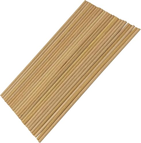 TAURISH Watchmakers Pegwood Set, 24 Pieces, 3mm x 150mm for Watch Repair