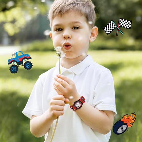 VTAIGE Kids Watch, Cute 3D Cartoon Toddler Watches, Waterproof Analog Learning-to-Tell-Time Watch with Soft Silicone Band – Fun Educational Gift for Boys & Girls Ages 3-8