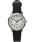 Timex Women's Easy Reader Classic 25mm Watch - Black Strap White Dial Silver-Tone Case