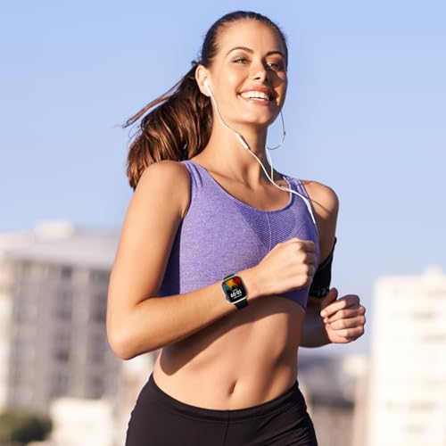 Sport Band Compatible with Apple Watch Bands 40mm 38mm 41mm 42mm 44mm 45mm 49mm for Women Men,Soft Silicone Waterproof Replacement Strap for Apple Watch Series 11 10 9 8 7 6 5 4 Ultra 3 2 1 SE