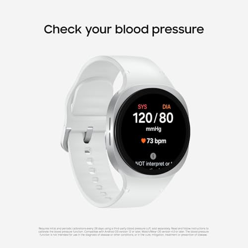 Samsung Galaxy Watch 8 (2025), Silver, 40mm, Bluetooth Smartwatch