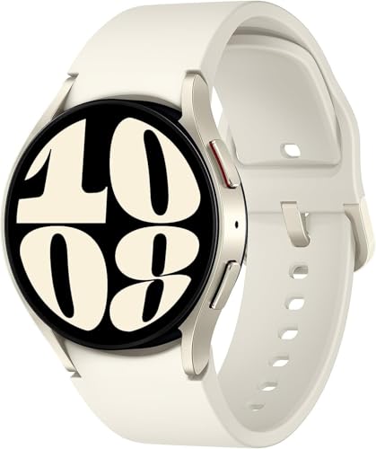 SAMSUNG Galaxy Watch 6 (40mm, WiFi + 4G LTE) 1.3" Super AMOLED Smartwatch GPS Bluetooth, Fully Unlocked w/Sleep Coaching, Water Resistant, BP Monitor R935U (w/Fast Charger Cube, Gold) (Renewed)