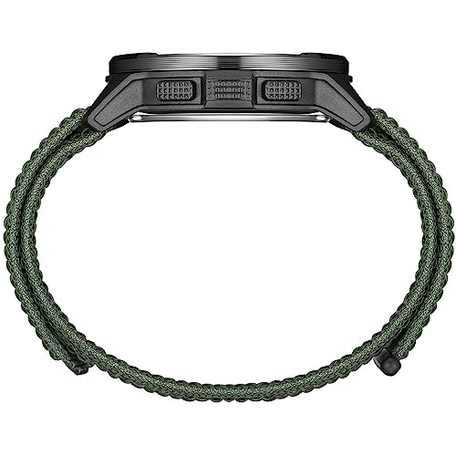 DIDITIME Tactical & Military Watches for Men - Waterproof 164FT, Fitness Watch with Compass, Metronome, Pedometer & Lightweight Breathable Nylon Band