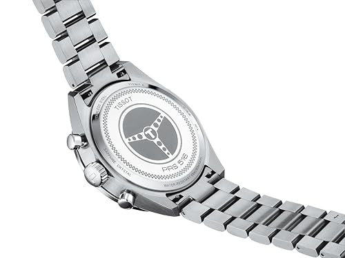 Tissot mens Tissot PRS 516 Chronograph 316L stainless steel case Quartz Watch Set, Grey, Stainless steel, 22 (T1316171104200)