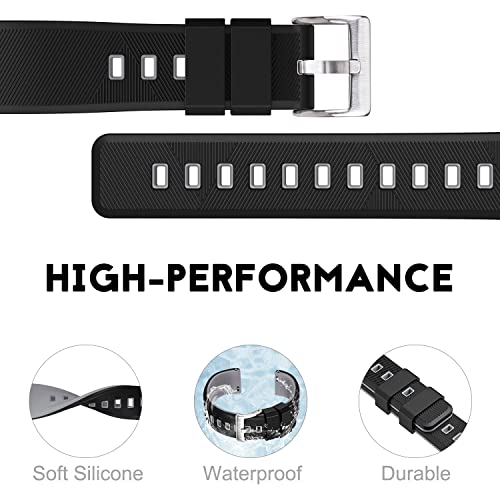 Ritche Christmas Gift Christmas Stocking Stuffers 18mm Silicone Watch Band Quick Release Rubber Watch Bands for Men Women, White Elephant Gifts, Stocking Stuffers for Men