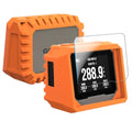 SKIDAYO Silicone Protective Case for Garmin Xero C1 Pro/Xero C2 Chronograph - Shockproof, Durable Design (Orange)